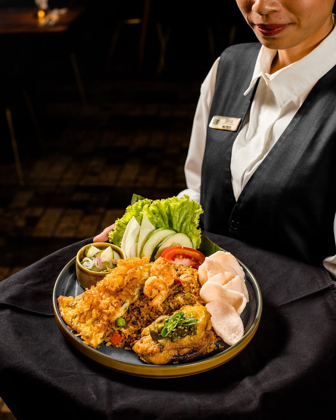 SAVO restaurant interior with live music stage